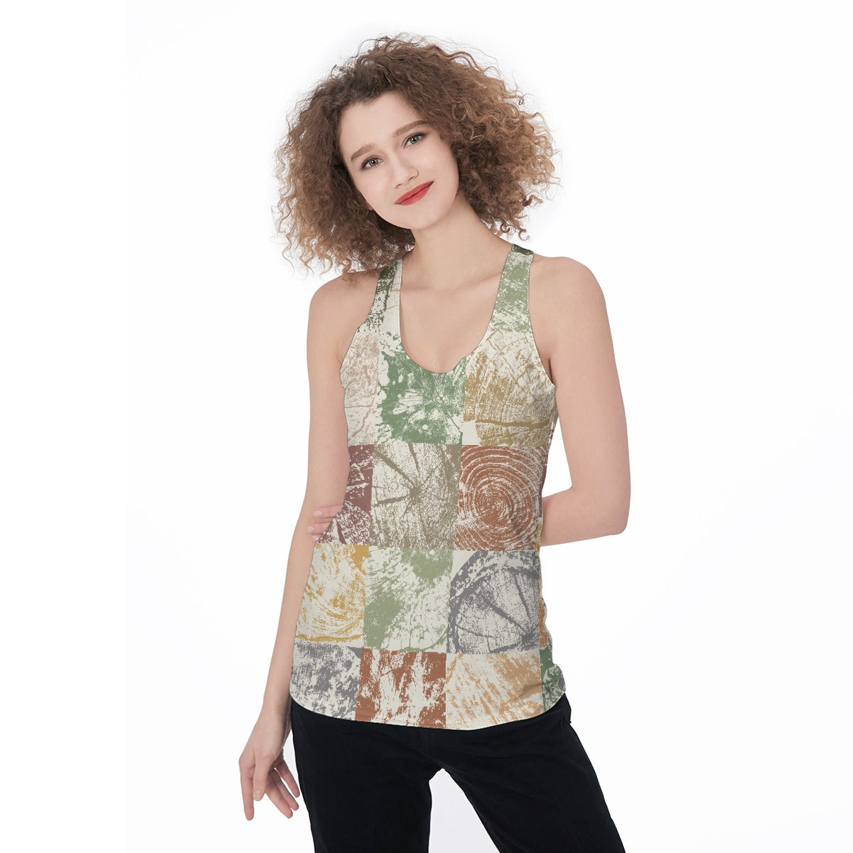 All-Over Print Women's Racerback Tank Top