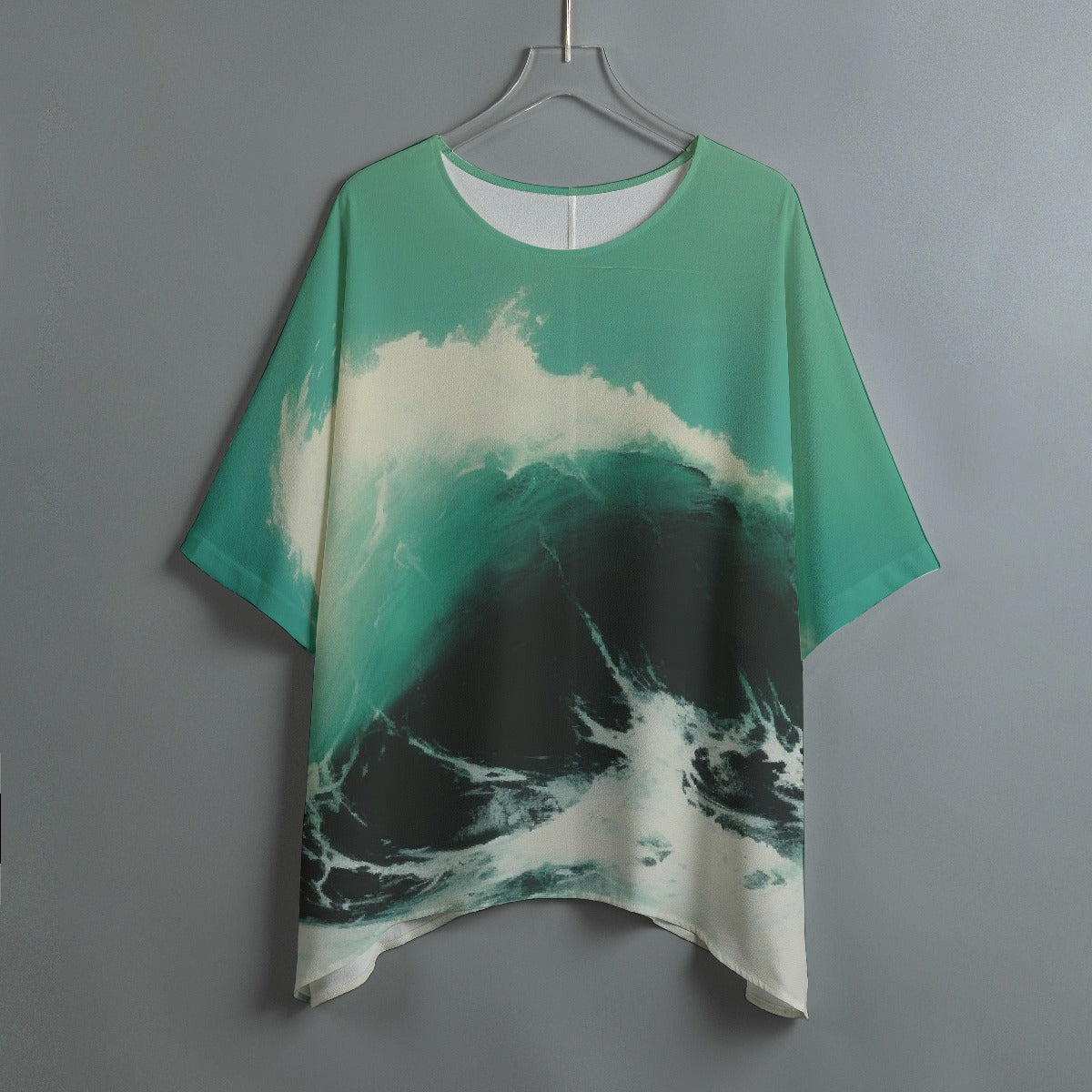 All-Over Print Women's Bat Sleeve Shirt