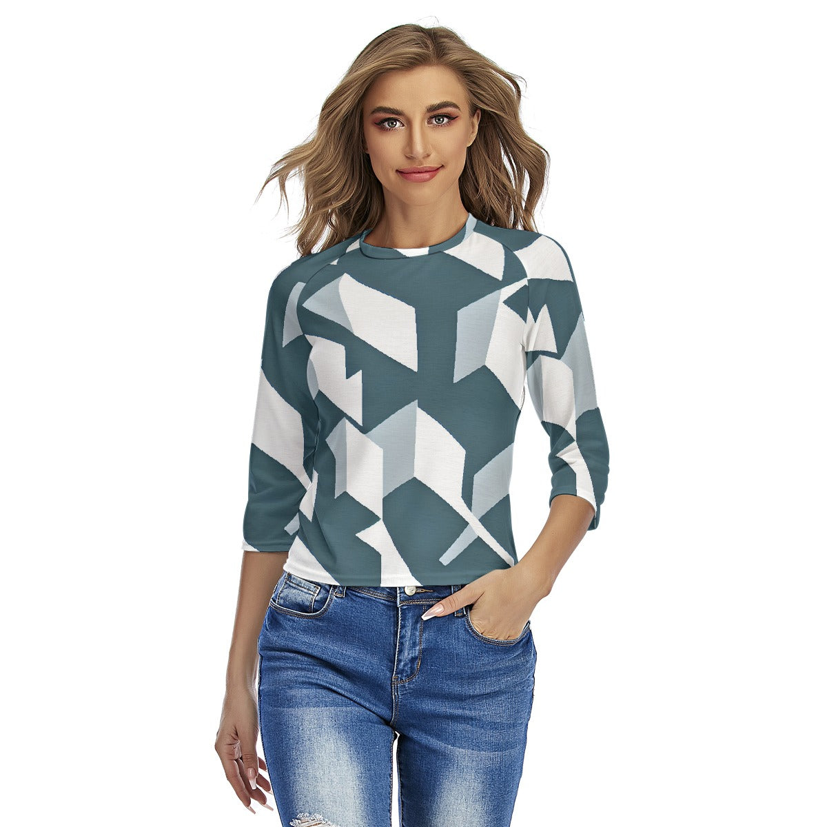 All-Over Print Women's Raglan Sleeves T-shirts