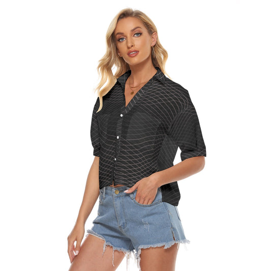 All-Over Print Women's V-neck Shirts