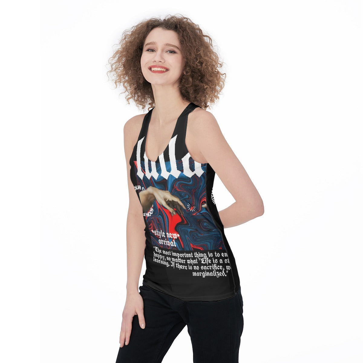 All-Over Print Women's Racerback Tank Top