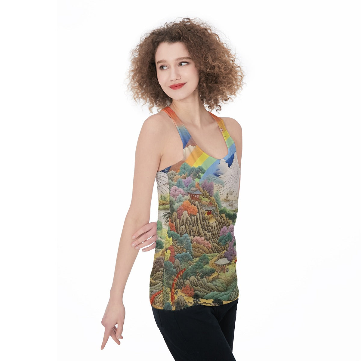 All-Over Print Women's Racerback Tank Top