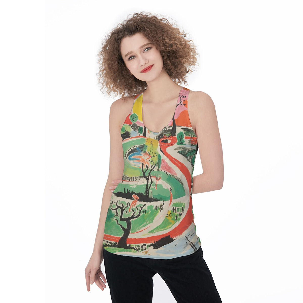 All-Over Print Women's Racerback Tank Top