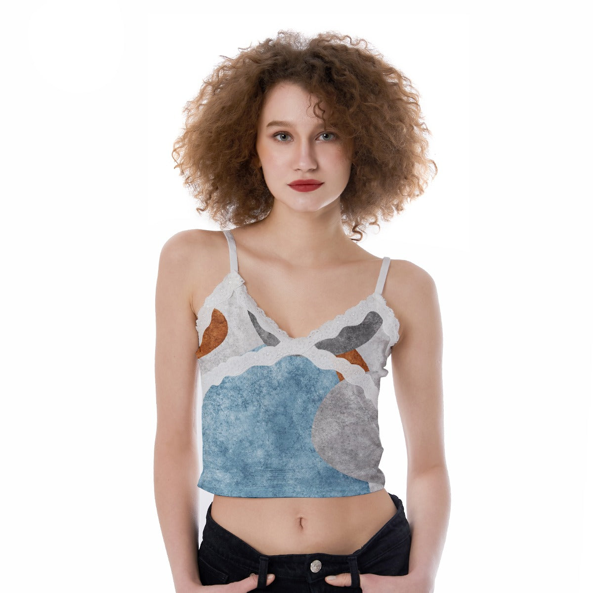 All-Over Print Women's Lace Camisole