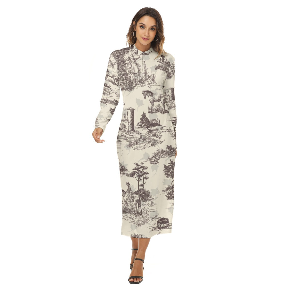 All-Over Print Women's Hip Dress