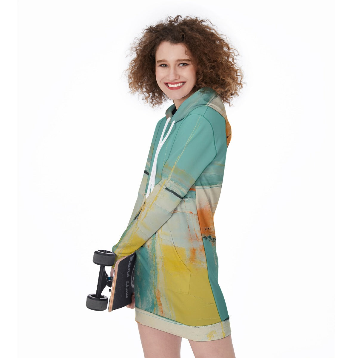 All-Over Print Women's Long Hoodie