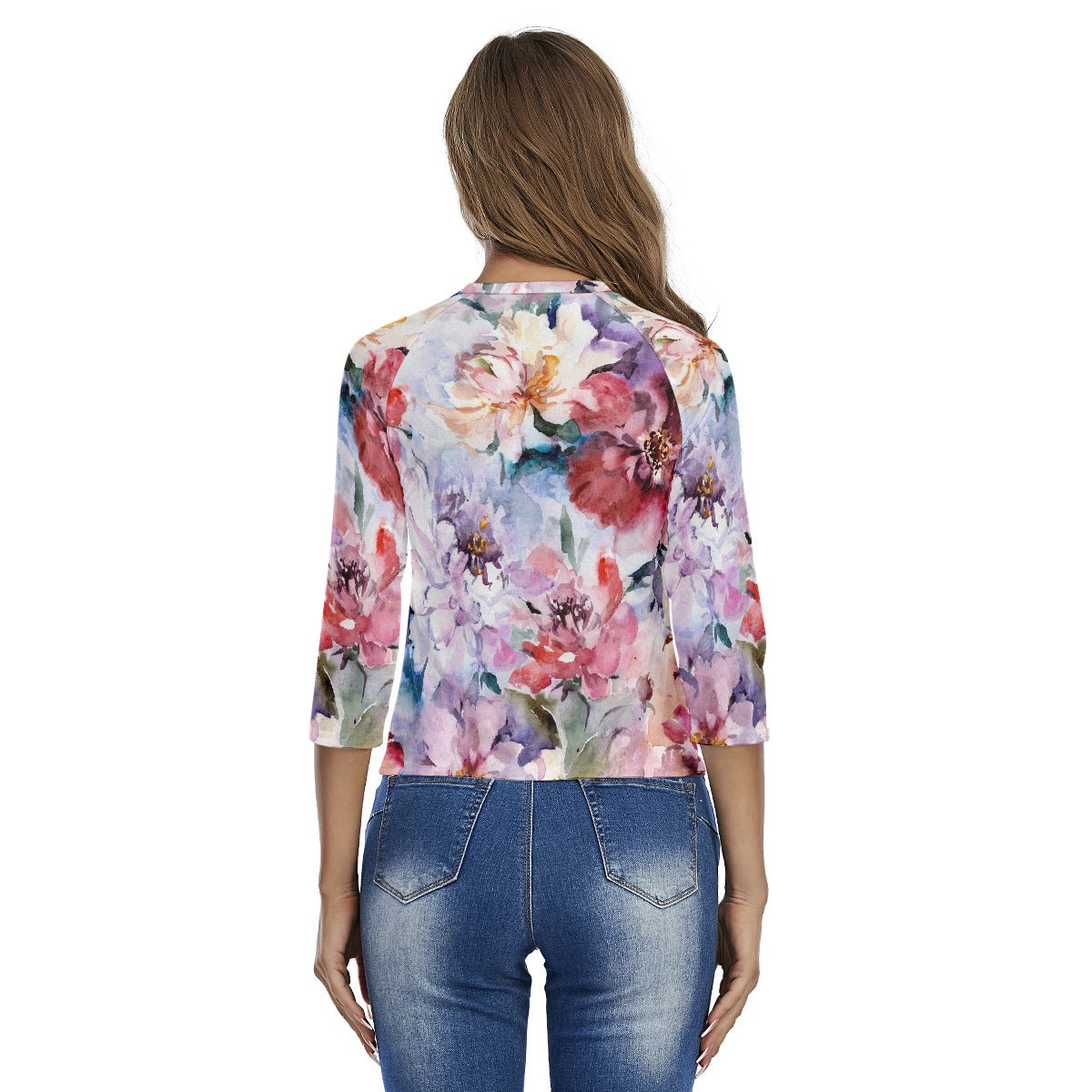 All-Over Print Women's Raglan Sleeves T-shirts