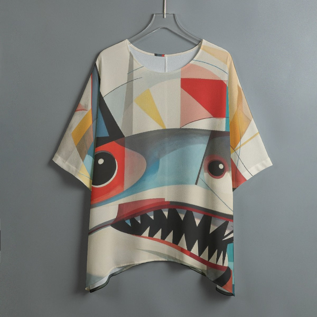 All-Over Print Women's Bat Sleeve Shirt