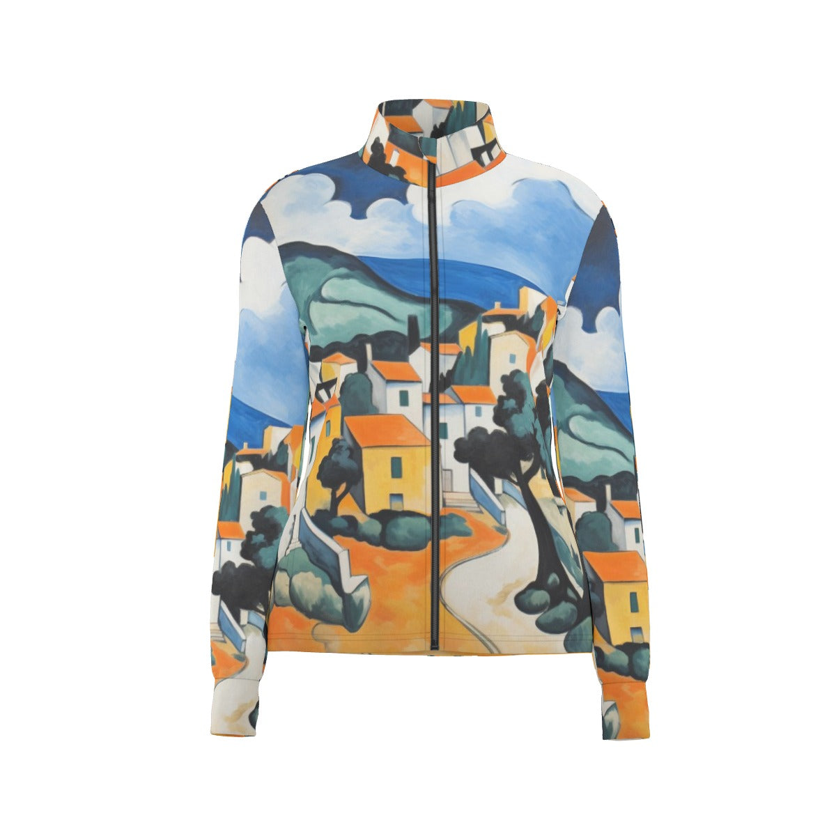 All-Over Print Women's Long Sleeve Thumbhole Jacket