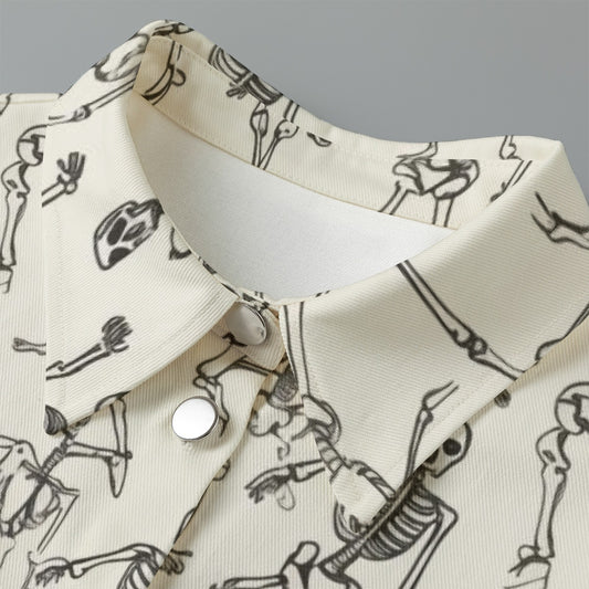 All-Over Print Women's Cropped Jacket | 245GSM Cotton