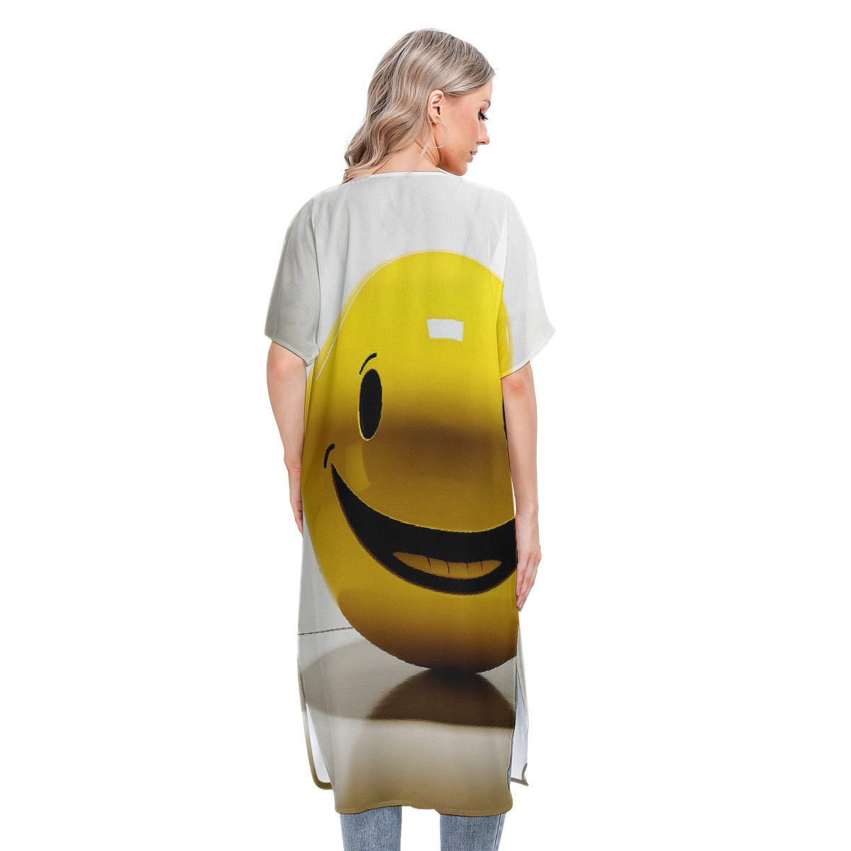 All-Over Print Women's Short Sleeve Cardigan