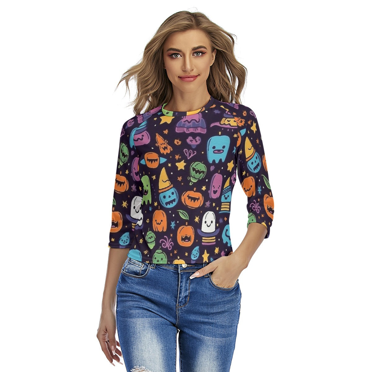 All-Over Print Women's Raglan Sleeves T-shirts