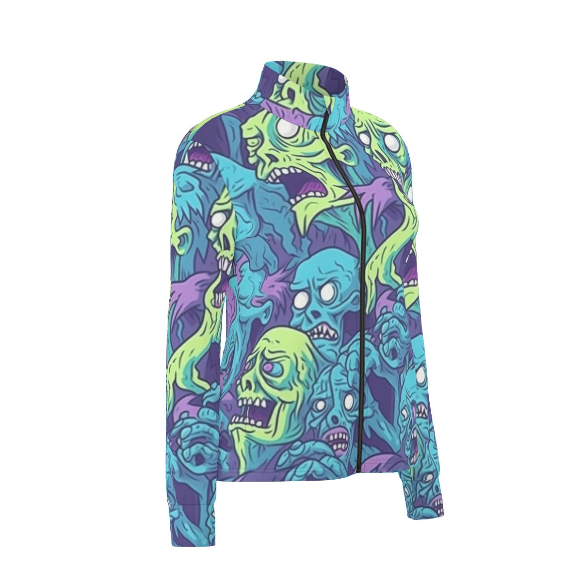 All-Over Print Women's Long Sleeve Thumbhole Jacket