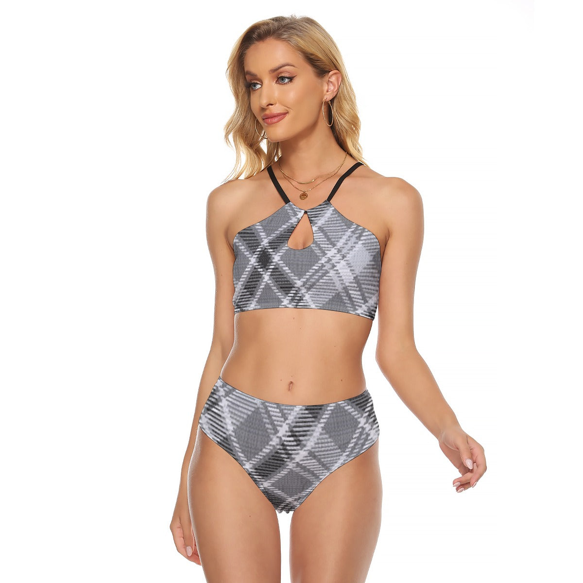 All-Over Print Women's Cami Keyhole One-piece Swimsuit
