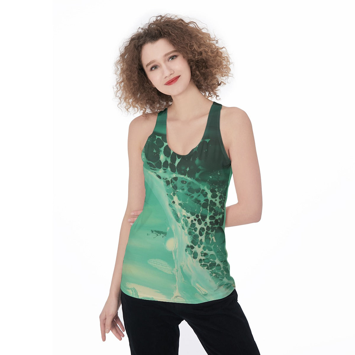All-Over Print Women's Racerback Tank Top