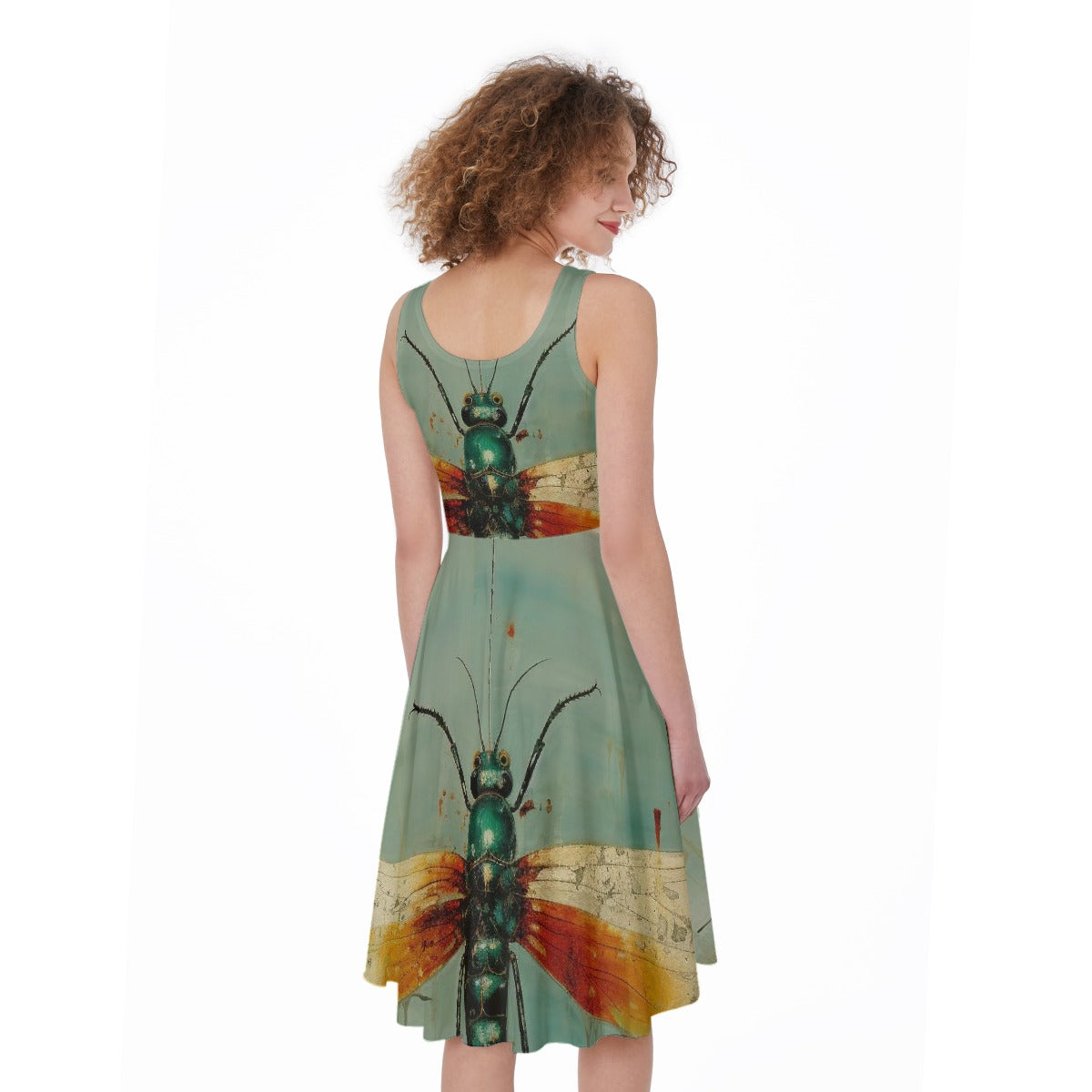 All-Over Print Women's Sleeveless Dress