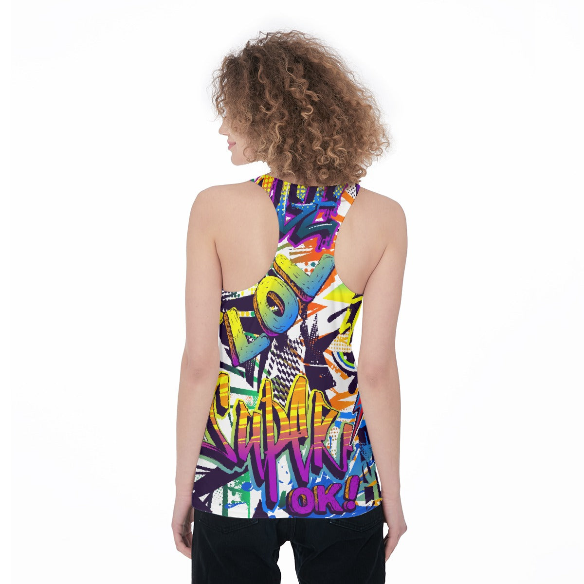 All-Over Print Women's Racerback Tank Top