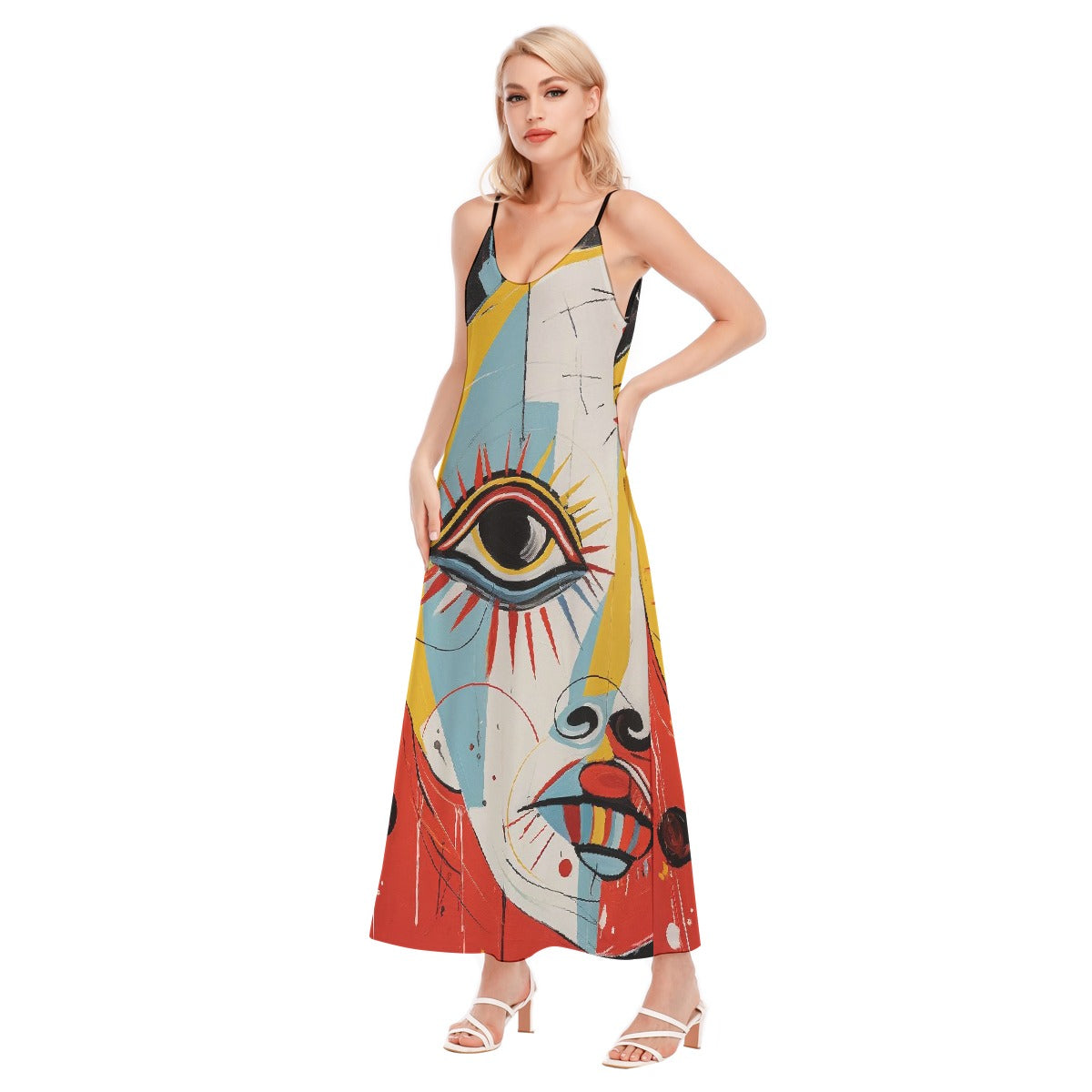 All-Over Print Women's Sling Dress