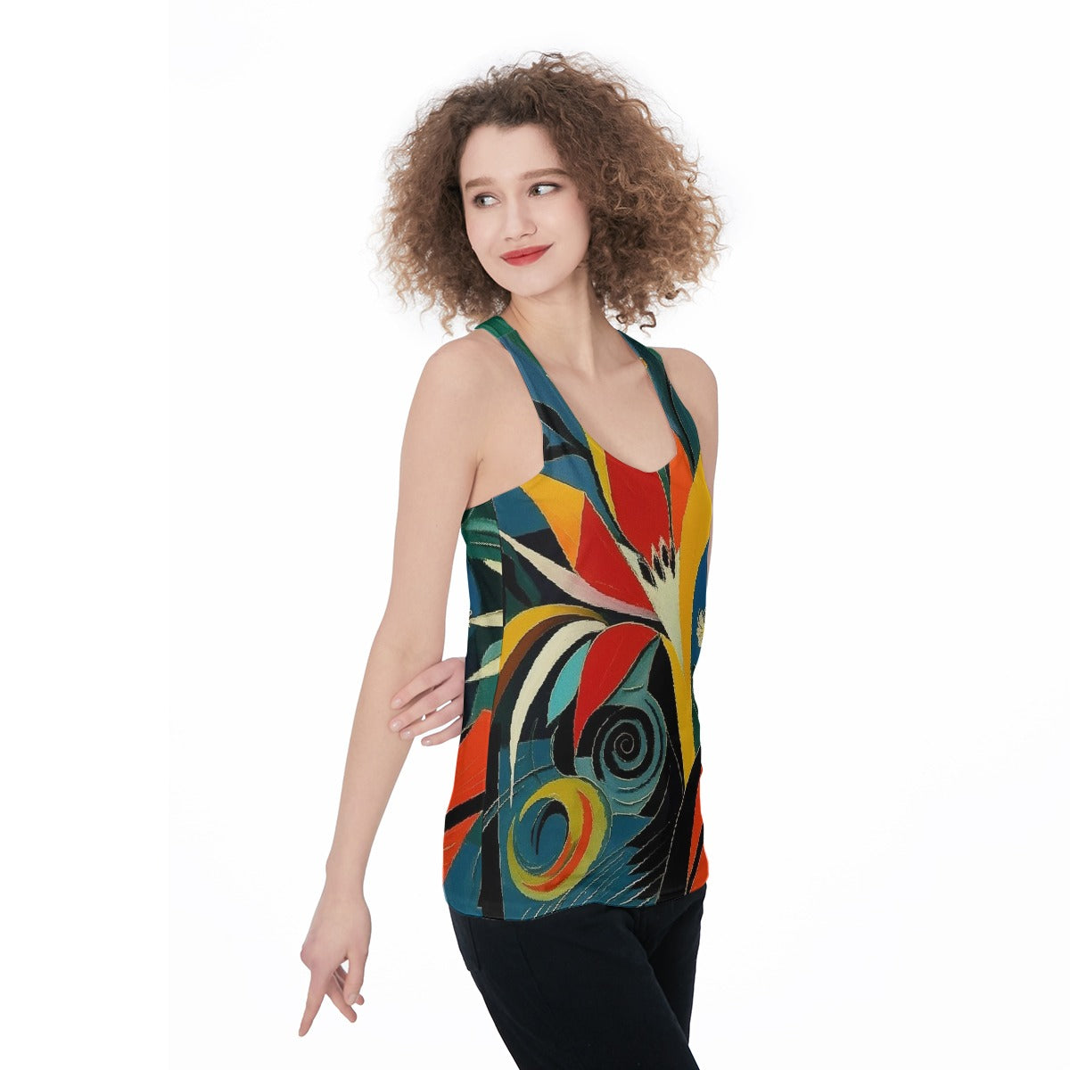 All-Over Print Women's Racerback Tank Top