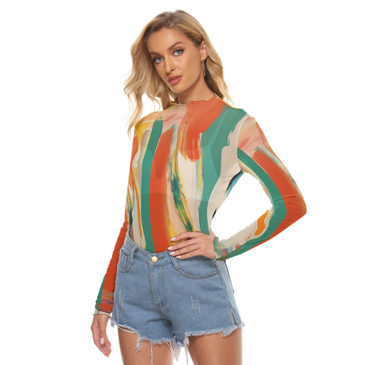 All-Over Print Women's Mesh T-shirt