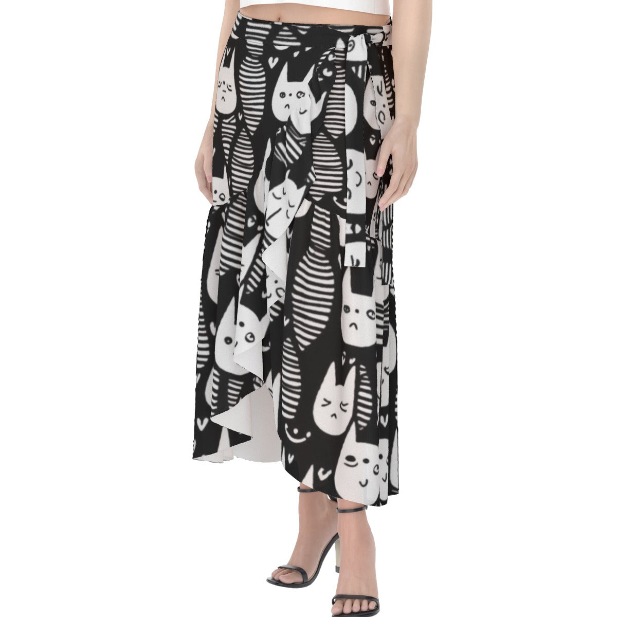 All-Over Print Women's Wrap Skirt