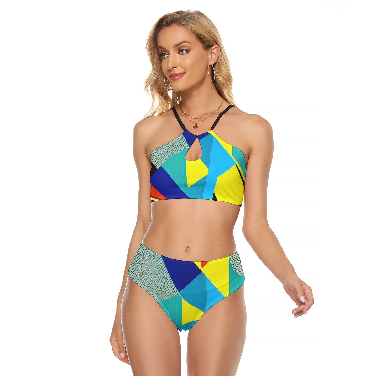 All-Over Print Women's Cami Keyhole One-piece Swimsuit