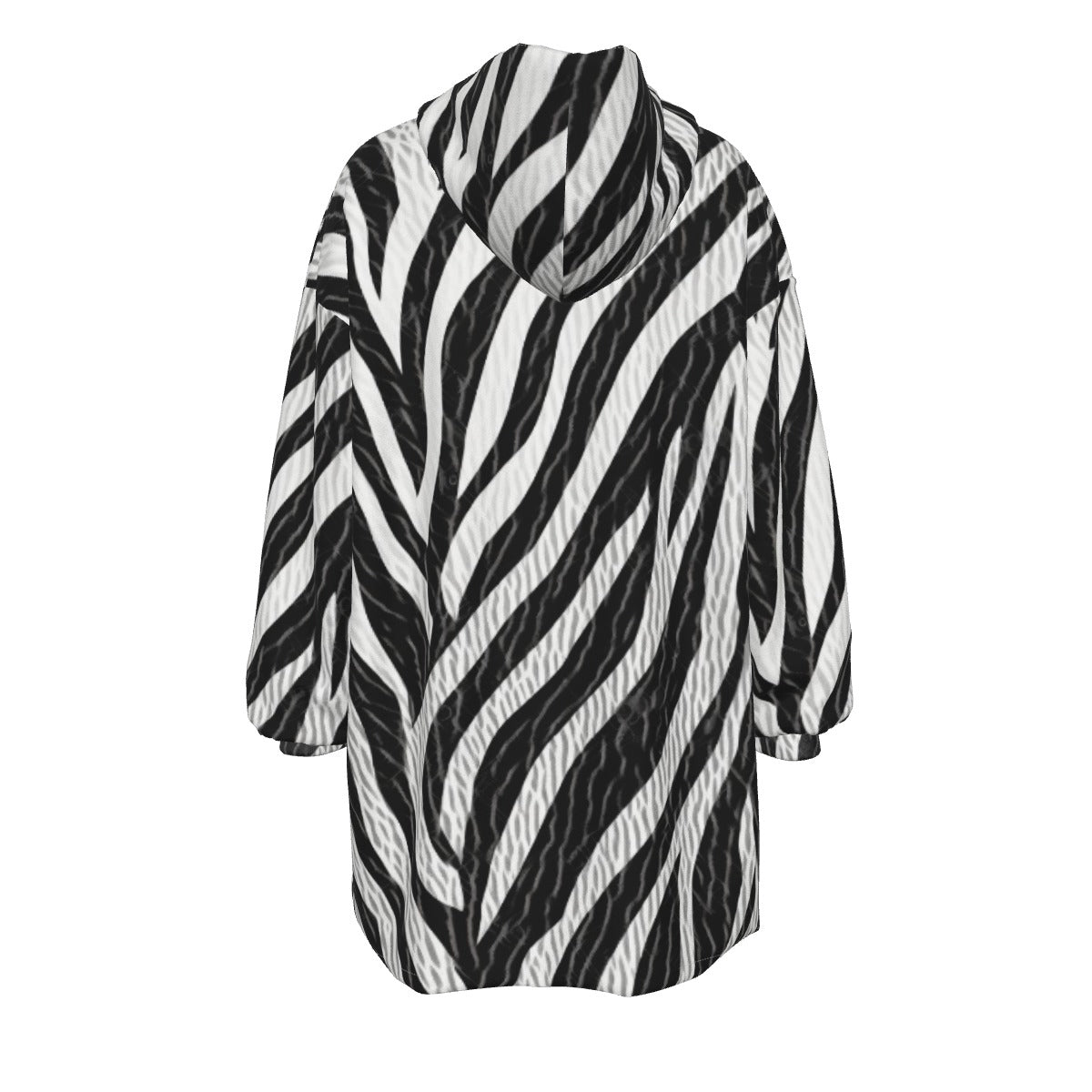 All-Over Print Women's Sherpa Fleece Hoodie Blanket