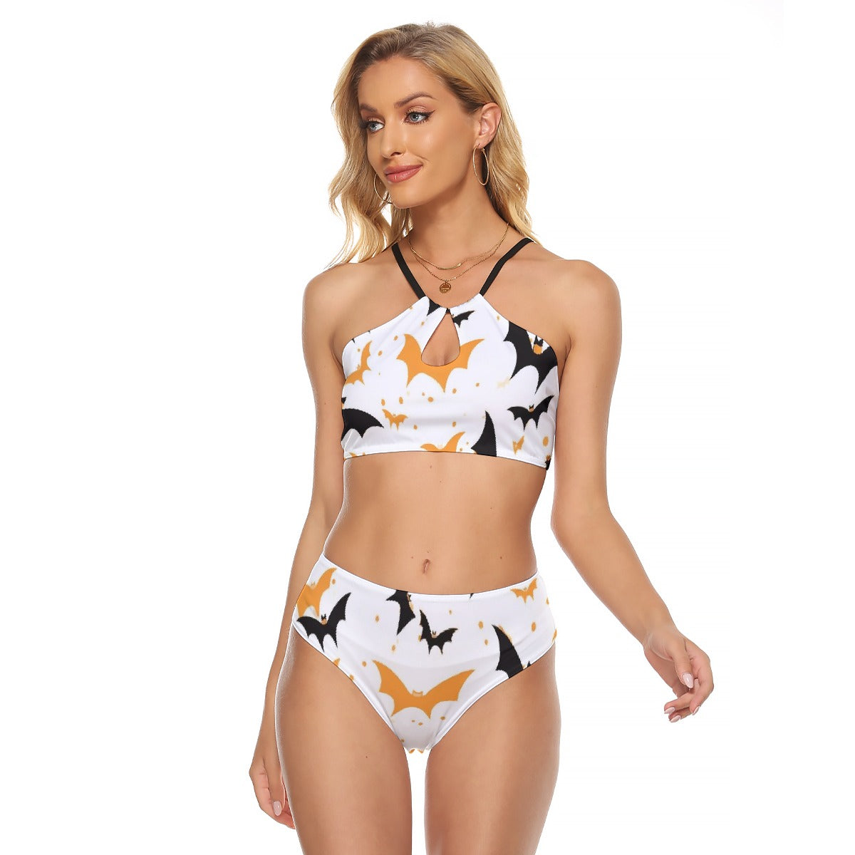 All-Over Print Women's Cami Keyhole One-piece Swimsuit