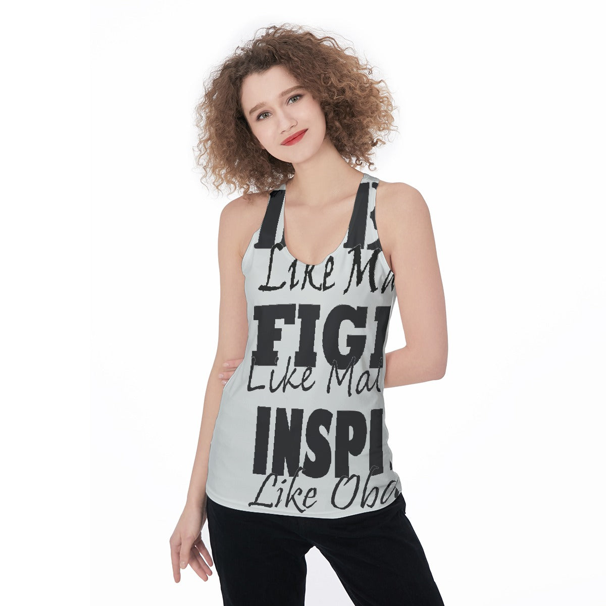 All-Over Print Women's Racerback Tank Top