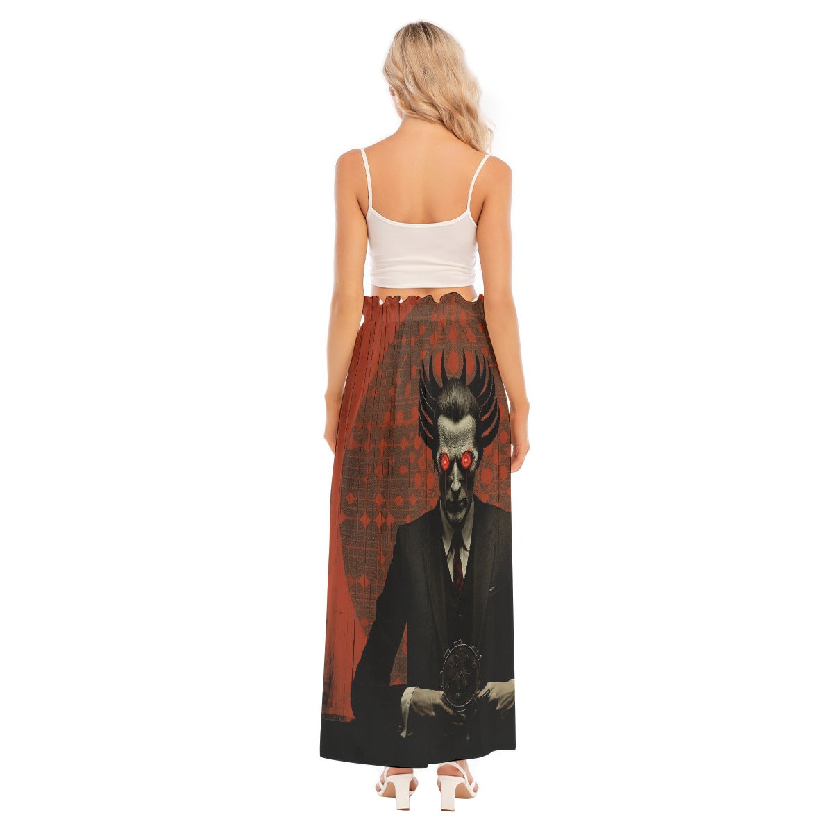 All-Over Print Women's Side Split Skirt