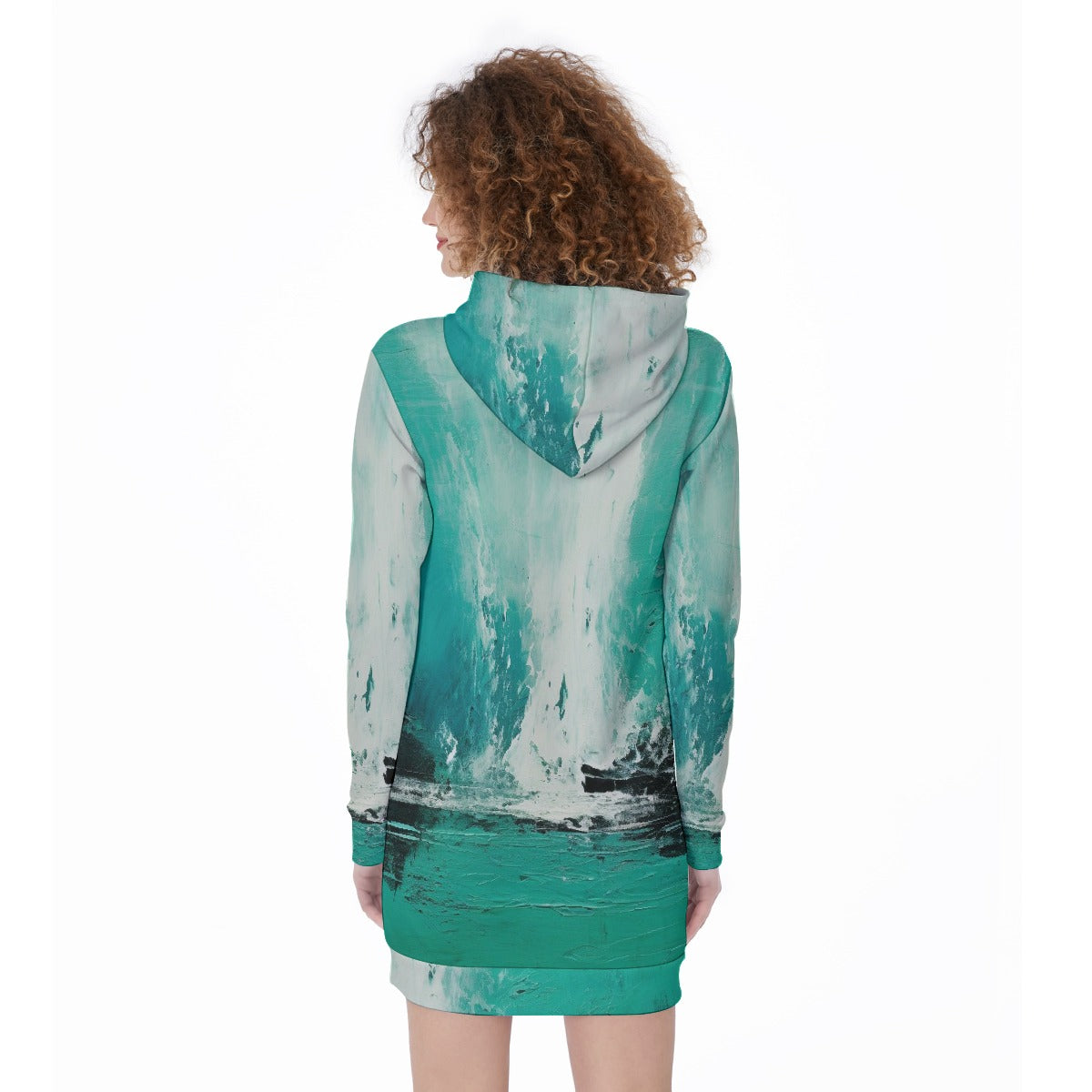 All-Over Print Women's Long Hoodie