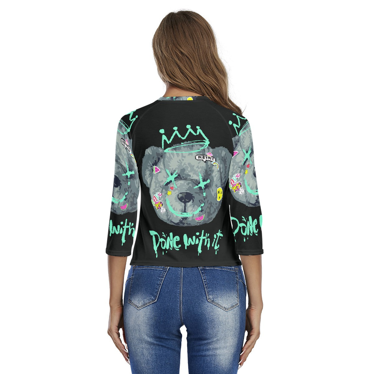All-Over Print Women's Raglan Sleeves T-shirts