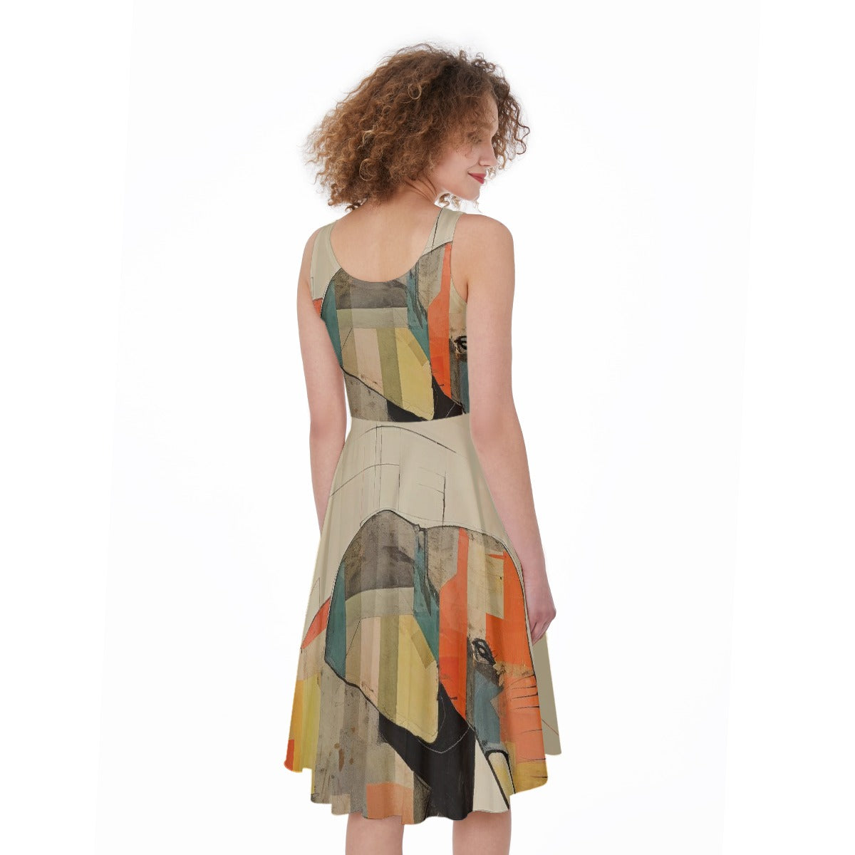 All-Over Print Women's Sleeveless Dress