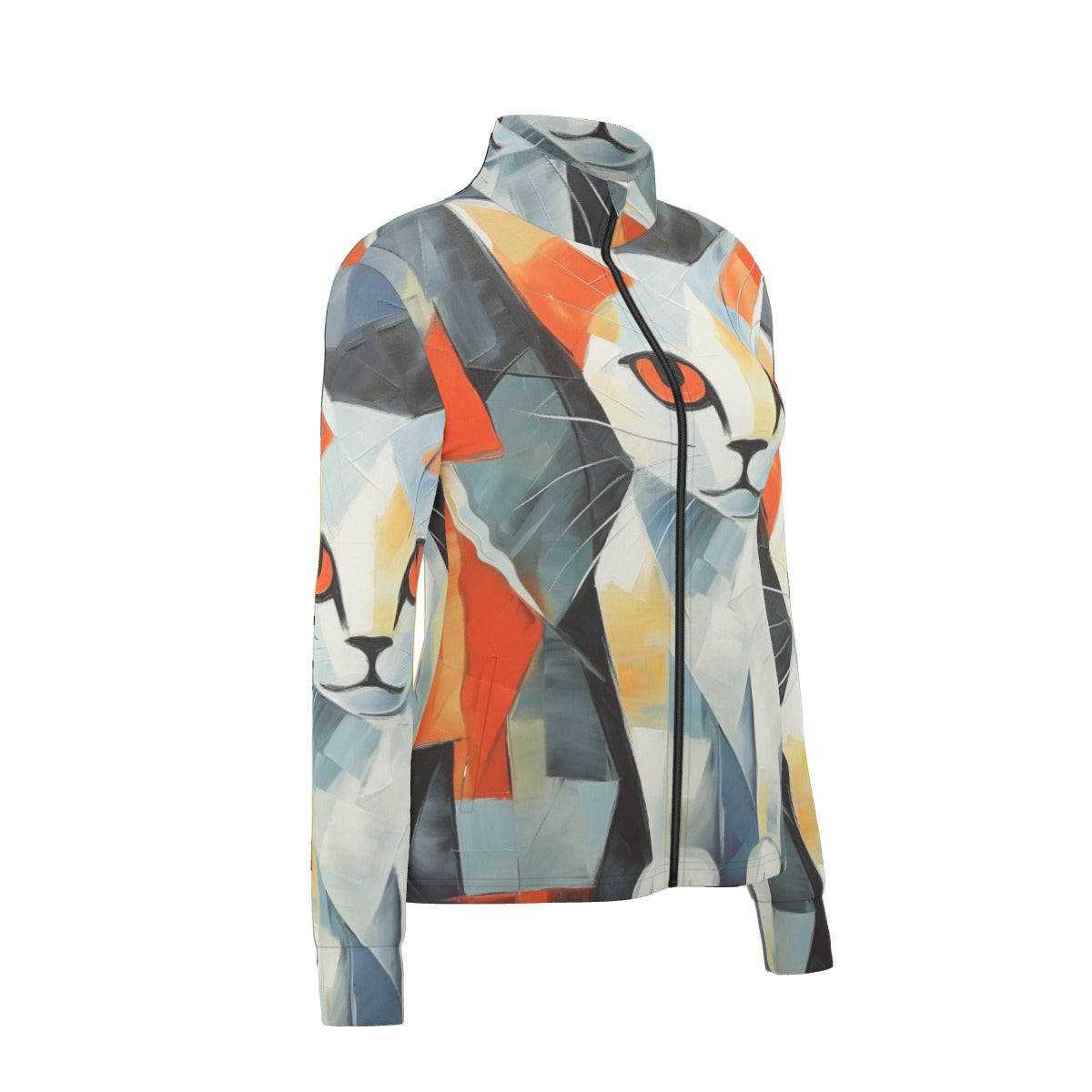 All-Over Print Women's Long Sleeve Thumbhole Jacket