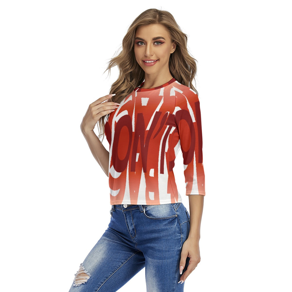 All-Over Print Women's Raglan Sleeves T-shirts
