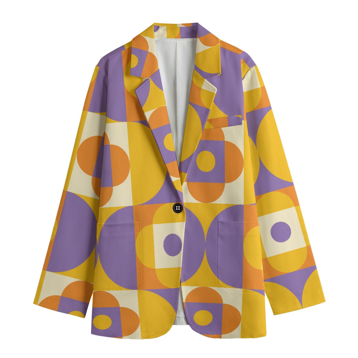 All-Over Print Women's Leisure Blazer