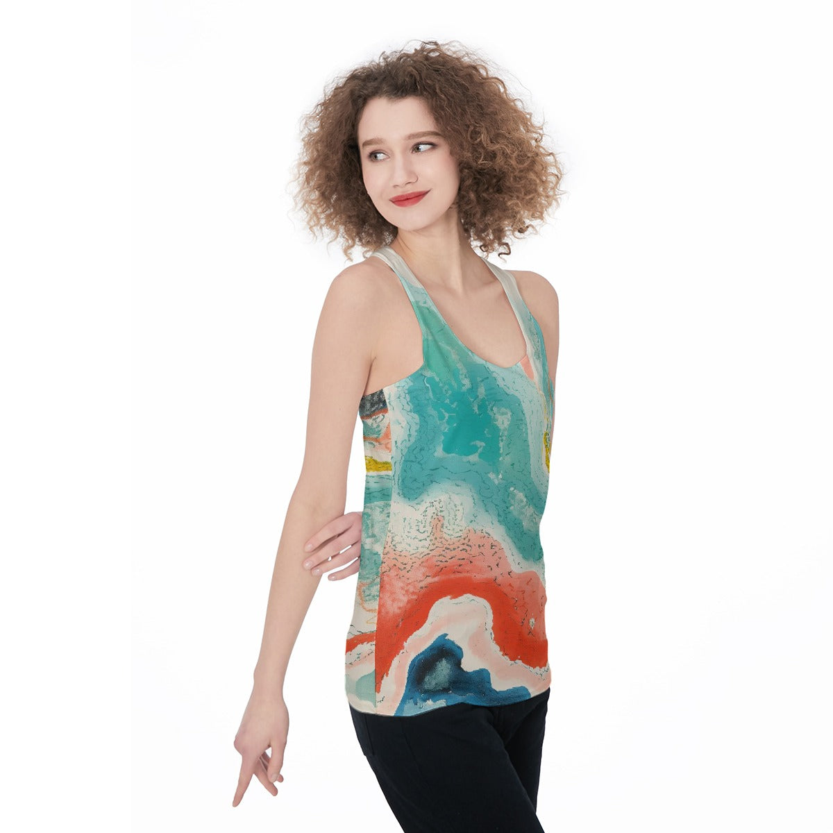 All-Over Print Women's Racerback Tank Top