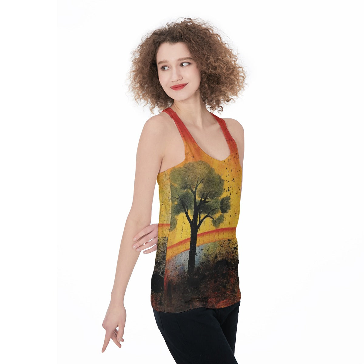 All-Over Print Women's Racerback Tank Top