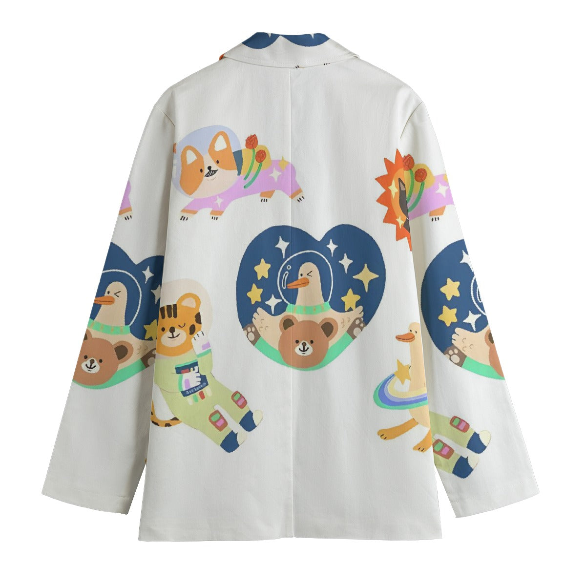 All-Over Print Women's Leisure Blazer