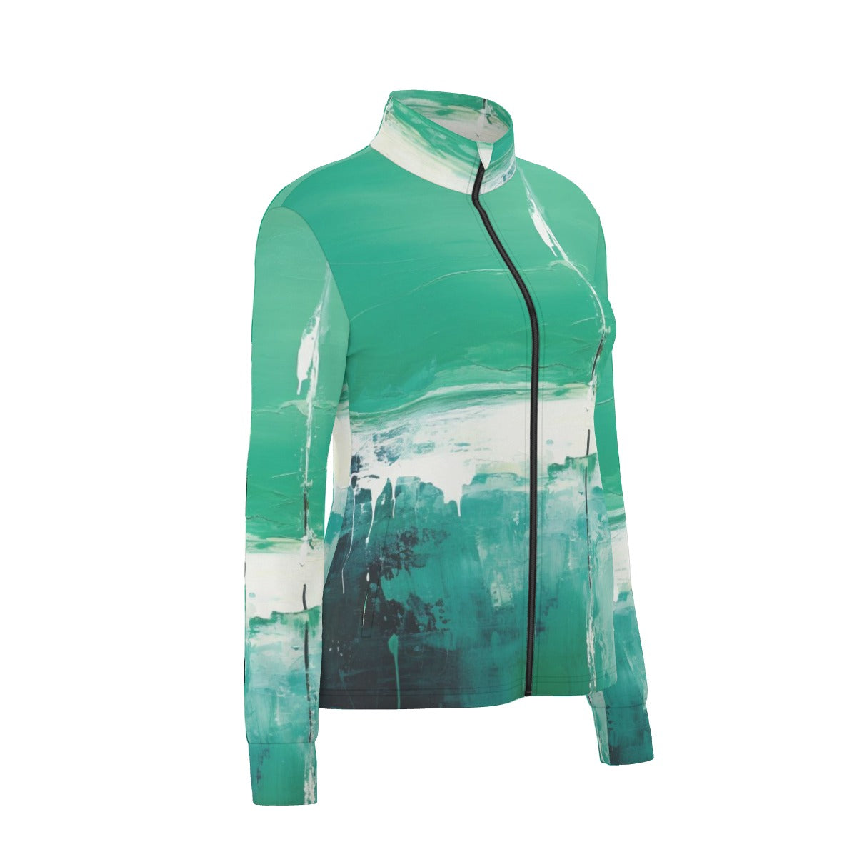 All-Over Print Women's Long Sleeve Thumbhole Jacket