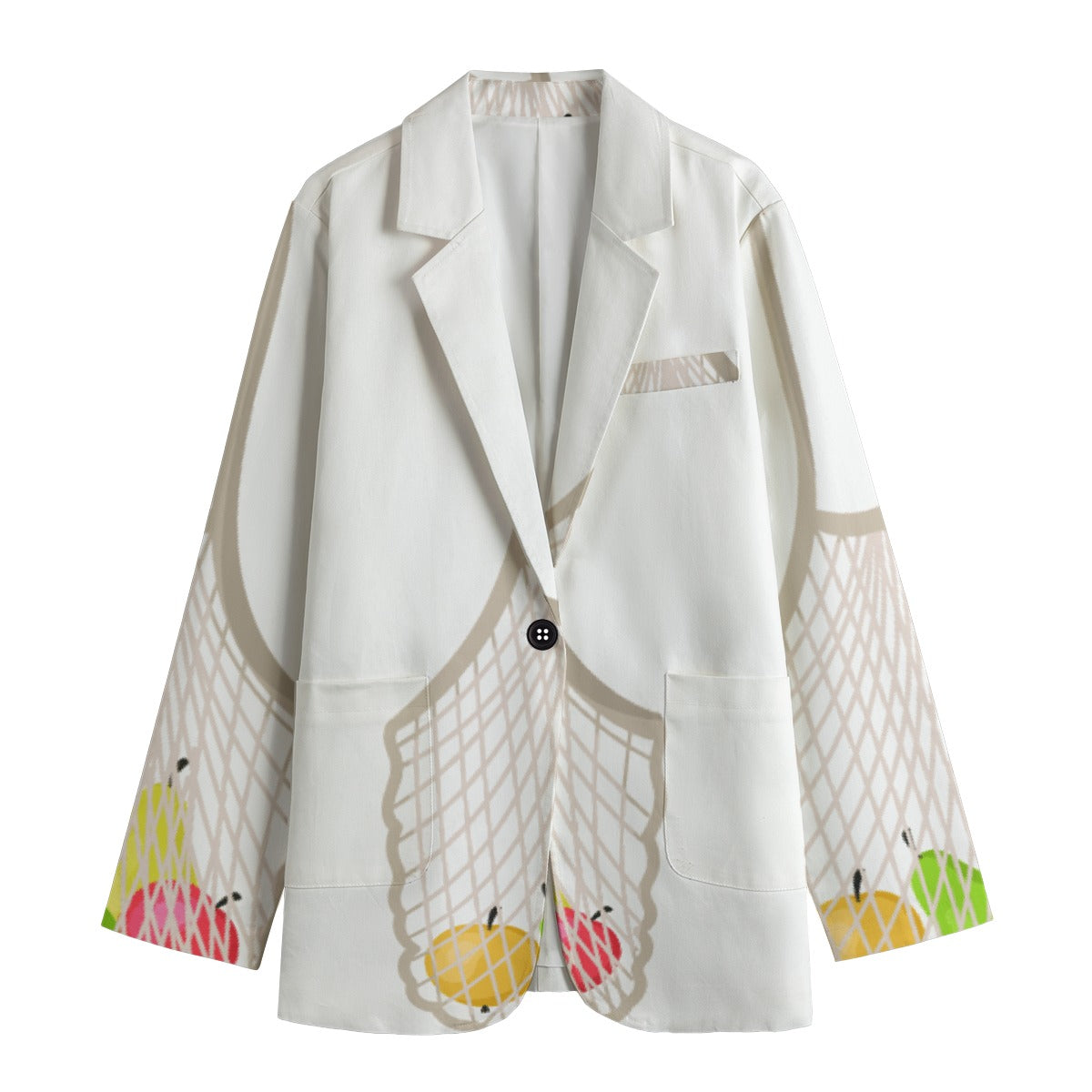 All-Over Print Women's Leisure Blazer