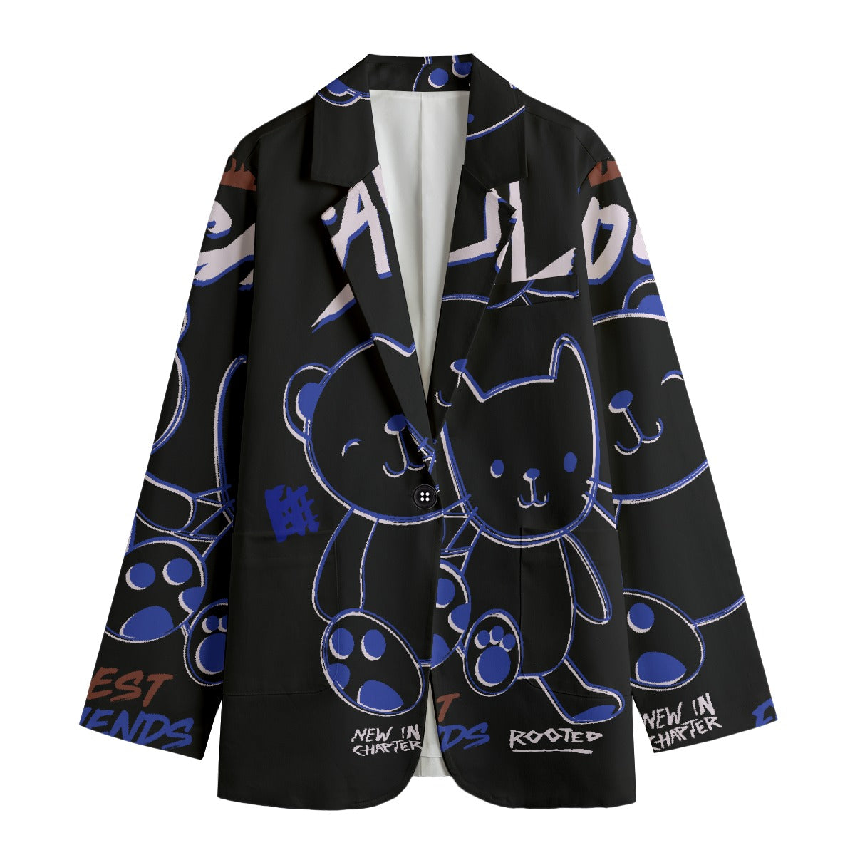 All-Over Print Women's Leisure Blazer