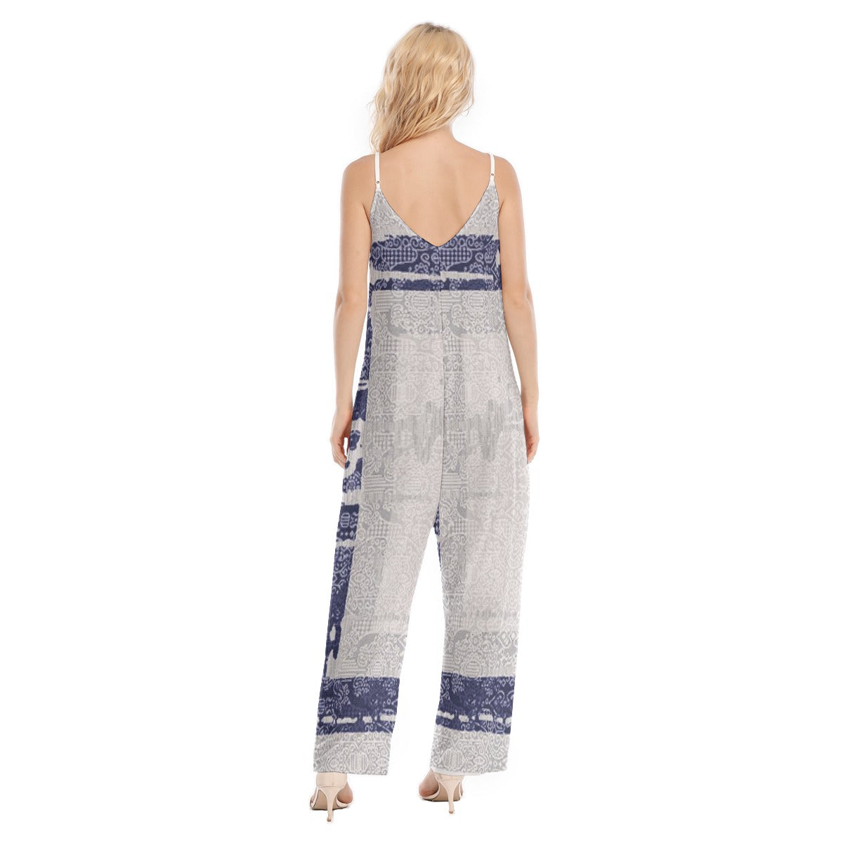 All-Over Print Women's Loose Cami Jumpsuit