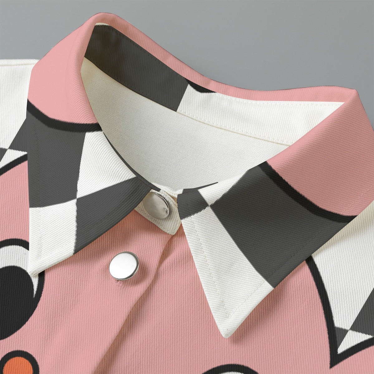 All-Over Print Women's Cropped Jacket | 245GSM Cotton
