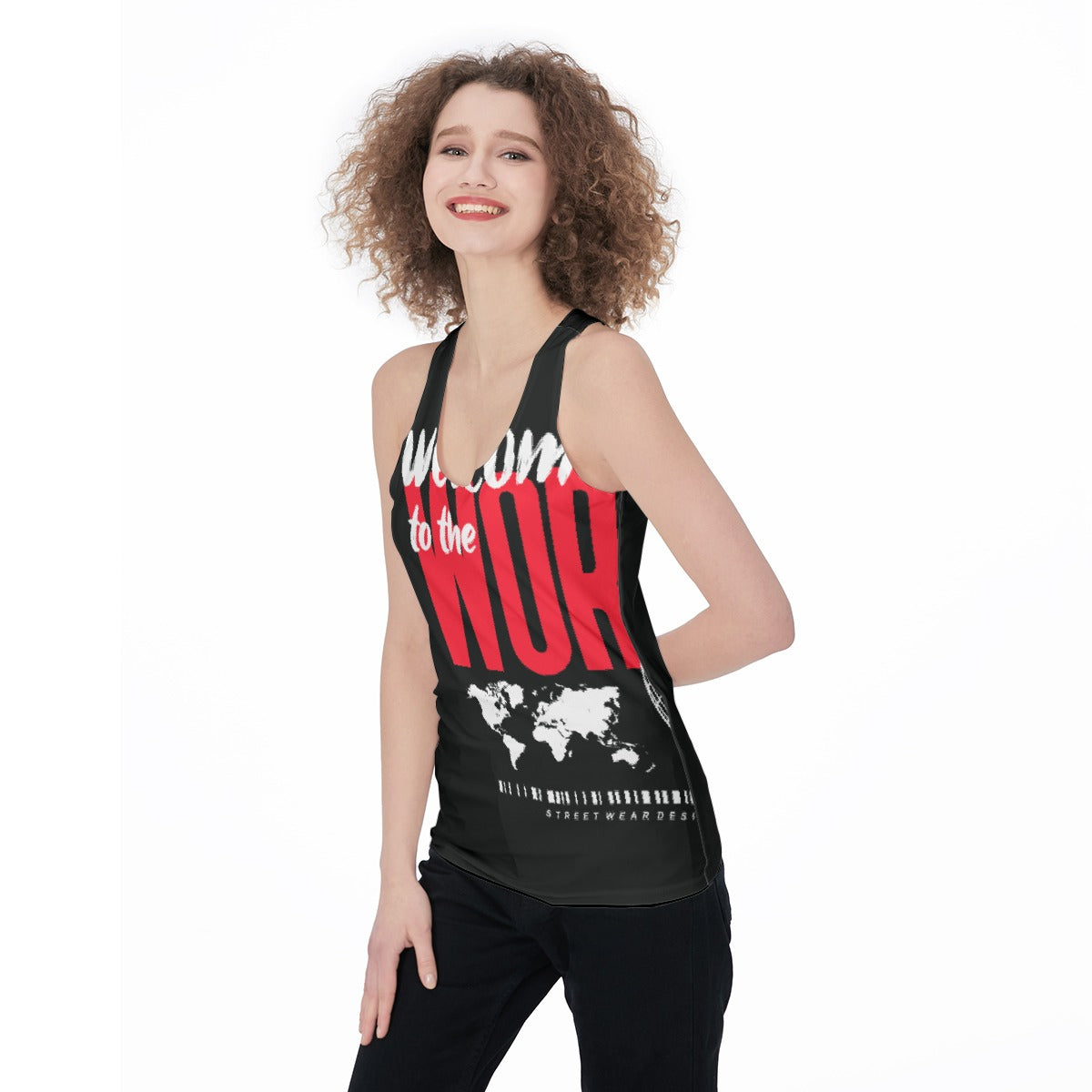 All-Over Print Women's Racerback Tank Top