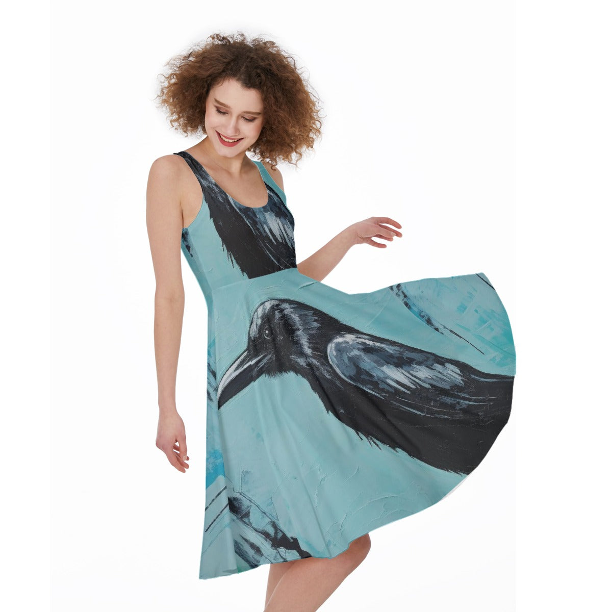 All-Over Print Women's Sleeveless Dress