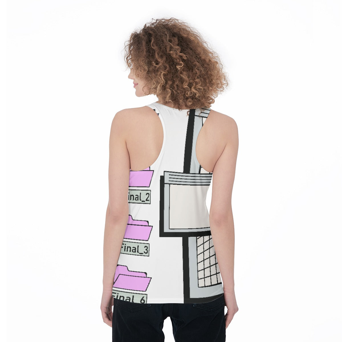 All-Over Print Women's Racerback Tank Top