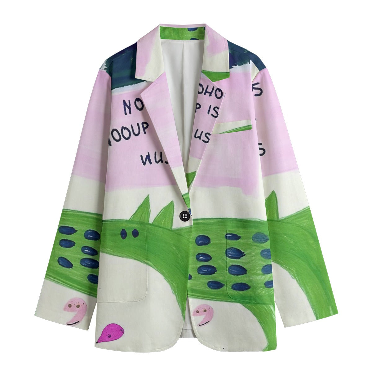 All-Over Print Women's Leisure Blazer