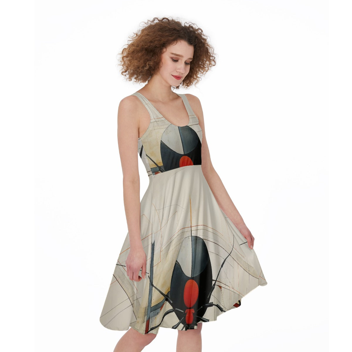 All-Over Print Women's Sleeveless Dress