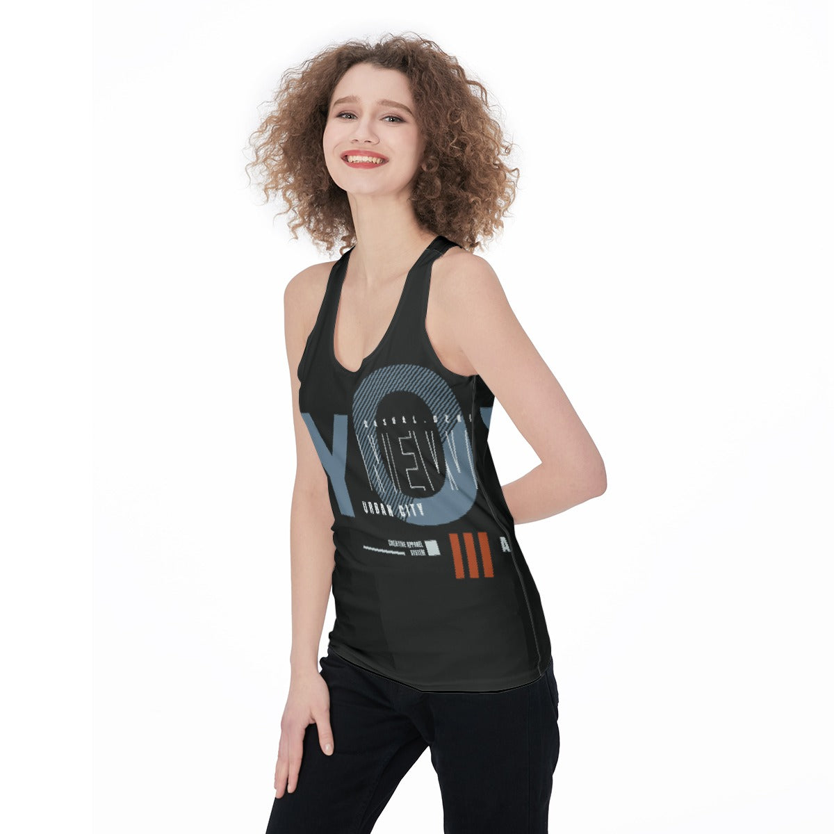 All-Over Print Women's Racerback Tank Top